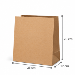 Saco de papel kraft delivery P